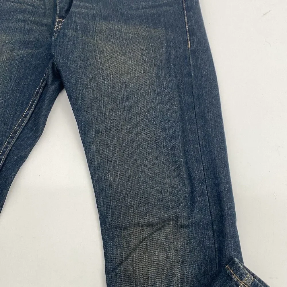Levi's Boys 16 Reg Dark Wash Stretch Cotton 511 Skinny Denim Jeans Blue Size 28x